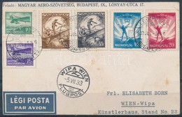 1933 WIPA Légi Levelezőlap - Altri & Non Classificati