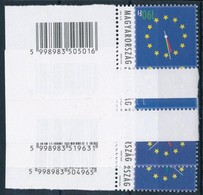 ** 2003-2004 Úton Az Európai Unióba  (I-II-III-IV.), 1-1 Sarokívszéles Vonalkóddal (4050) - Altri & Non Classificati