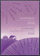 ** 2018 Levendula Bélyegszet,  Tartalma 5 Különféle Változat: A Piros Sorszámú Vágott és A Zöld Sorszámú Fogazott Kiadás - Andere & Zonder Classificatie