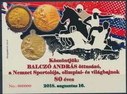 ** 2018 Balczó András Emlékív 000000 Sorszámmal - Altri & Non Classificati