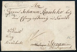 1846 Ex Offo Levél 'Böhm Krumau' Ovális Bélyegzéssel - Sonstige & Ohne Zuordnung