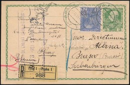 1915 Ajánlott Levelezőlap Brassóba - Sonstige & Ohne Zuordnung