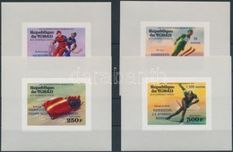 ** 1976 Téli Olimpia Sor Vágott Blokkformában Mi 731-734 - Other & Unclassified