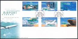 1998 Nemzetközi Repülőtér Sor FDC-n Mi 843-848 - Sonstige & Ohne Zuordnung