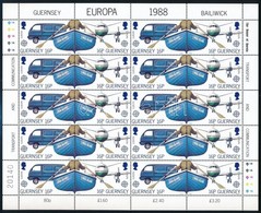 ** 1988 Europa CEPT Közlekedés és Kommunikáció Kisívsor Mi 417-420 - Sonstige & Ohne Zuordnung