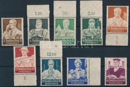 ** * 1934 Nothilfe: Foglalkozások Sor Mi 556-564 (556 és 564 Falcos) - Other & Unclassified