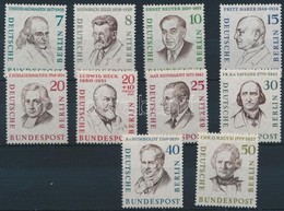 ** 1957 Híres Emberek Sor Mi 163-172 - Sonstige & Ohne Zuordnung