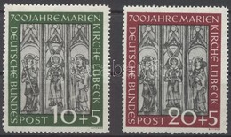 ** 1951 Marienkirche Mi 139-140 - Autres & Non Classés