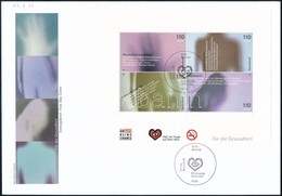 2001 Az Egészségért Blokk FDC-n Mi 54 - Sonstige & Ohne Zuordnung