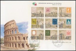 1985 Nemzetközi Bélyegkiállítás ITALIA '85 Kisív FDC Mi 1945-1953 - Sonstige & Ohne Zuordnung