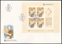 1985 Europa CEPT: Zene éve Blokk FDC-n Mi 47 - Sonstige & Ohne Zuordnung