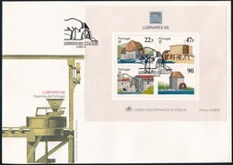 1986 LUBRAPEX Bélyegkiállítás Blokk FDC-n Mi 53 - Sonstige & Ohne Zuordnung