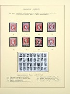 O 1866 I. Károly Herceg Típusrekonstrukció, 8 Db Bélyeg Mi 20 - Altri & Non Classificati
