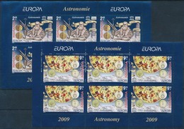 ** 2009 Euróoa CEPT, Asztronómia Kisív Sor Mi 6357-6358 - Altri & Non Classificati