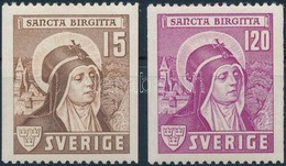 ** 1941 Szent Brigitta Sor Mi 288-289 C - Autres & Non Classés