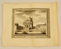 Cca 1715-1750 Domenico Lovisa (1690 K.-1750 K.): Velence: Ecclesia Redemptoris Alla Giudecca Rézmetszet, Papír, A Szerző - Prenten & Gravure
