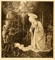 Cca 1900 A Gyermek Jézus, Filippo Lippi Nyomán, Heliogravűr, 29×26 Cm - Estampes & Gravures