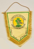 Socialist People's Libyan Arab Jamahiriya Feliratú Asztali Zászló, 36×31 Cm - Altri & Non Classificati
