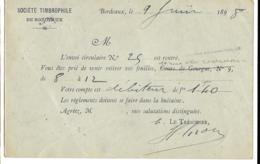 ENTIER POSTAL..10CTS ..REPIQUAGE STE TIMBROPHILE..1898...BE VOIR SCAN - Cartes Postales Repiquages (avant 1995)