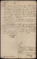 1775 Erdély Katonai Kormányzójának Hivatalos Levele - Zonder Classificatie