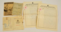 1885-1957 3 Db Egyházi Anyakönyvi Kivonat Igazolása Későbbi Illetékbélyegekkel + 1951 Köchler Sándor (Szederkény) Termel - Ohne Zuordnung