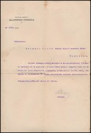 1897, 1902 Bizonyítvány állatorvosi Tiszti Vizsgáról, Illetve A Magyar Királyi Állatorvosi Főiskola Köszönőlevele, 2 Db - Unclassified