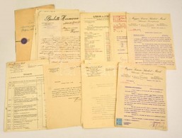 1909-1918 Különböző Cégek üzleti Levelei, A Beregszászi Villamostelep Vezetőség + Pénztárátadási Jegyzőkönyv Pöstyén, 22 - Unclassified