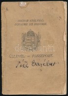 1926 Bp., A Magyar Királyság által Kiállított Fényképes útlevél - Zonder Classificatie