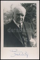 Lehár Ferenc (1870-1948) Zeneszerző Saját Kezű Aláírása őt ábrázoló Fotólapon - Andere & Zonder Classificatie