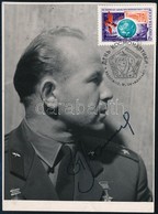 Alekszej Leonov (1934- ) Saját Kezű Aláírása Fényképen / Autograph Signature Of Astronaut Leonov - Andere & Zonder Classificatie