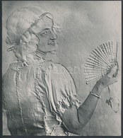 Cca 1932 Kerny István (1879-1963): Plasztikus Portré, Pecséttel Jelzett Vintage Fotóművészeti Alkotás, 18,5x16,5 Cm - Altri & Non Classificati