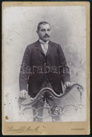 Cca 1890-1900 Balogh Viktor, Felvidéki Birtokos (Podluzsány (Berekalja/Podlužany)) Keményhátú Fotója, Kaposvár, Langsfel - Andere & Zonder Classificatie