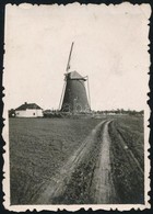 1936 Karcag, Szélmalom, Hátoldalon Feliratozott Fotó, 6×4 Cm / Windmill, Karcag, Hungary, Photo - Altri & Non Classificati