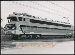 Cca 1964-1970 SNCF CC 40101 (SNCF CC 40100) Mozdony, Francia Államvasutak, Sajtófotó Feliratozva, 12,5×17,5 Cm / Cca 196 - Andere & Zonder Classificatie