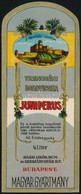 Cca 1900 Juniperus Trencséni Borovicska Italcímke, Klösz Rt., 13,5x5,5 Cm - Pubblicitari