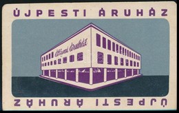 1962 Újpesti Állami Áruház Reklámos Kártyanaptár - Reclame