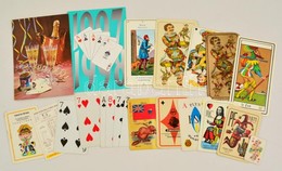 18 Db Különféle Kártya Ill. Kártyamotívumos Reklámlap, Levelzőlap - Pubblicitari