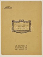 Cca 1900 Pipérazine Midy, Gyógyszeres Reklám Mappa R. Westall Festményének Reprodukciójával - Reclame