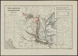 Cca 1930 Török Hadjáratok Magyarországon 1526-1544-ig, Kiadja A M. Kir. Állami Térképészet, 23,5x32 Cm - Andere & Zonder Classificatie