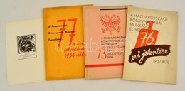 1934.1967 Vegyes Nyomdászattal Kapcsolatos Tétel, összesen 5 Db; 3 Db Magyarországi Könyvnyomdai Munkások Egyesületének  - Zonder Classificatie