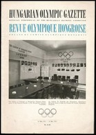 1955 Hungarian Olympic Gazette No. 6-8., Negyedévenként Megjelenő, Képekkel Illusztrált Angol-francia Nyelvű Folyóirat - Zonder Classificatie