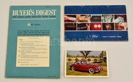 1964-1967 3 Db Autókkal Kapcsolatos Prospektus és Nyomtatvány (Ford, Jaguar, Buyer's Digest Of New Car Facts For 1964 6t - Zonder Classificatie