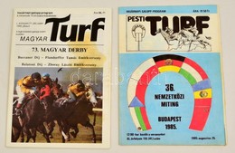 1985-1995 2 Db Lóversenyes újság: Pesti Turf, Magyar Turf, Az Egyik Foltos - Zonder Classificatie