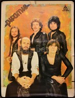 1977 Piramis Együttes, Plakát, Szélén 2 Kisebb Szakadás, 77x59 Cm - Sonstige & Ohne Zuordnung
