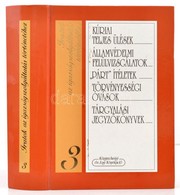 Kúria Teljes ülések. Iratok Az Igazságszolgáltatás Történetéhez. 3. Bp.,1994, Közigazgatási és Jogi Könyvkiadó. Kiadói K - Unclassified