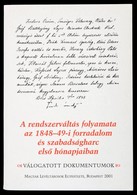 Jároli József (szerk.): A Rendszerváltás Folyamata Az 1848-49-i Forradalom és Szabadságharc Első Hónapjaiban. Bp., 2001, - Unclassified