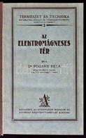 Dr. Pogány Béla: Az Elektromágneses Tér. Természet és Technika 3. Kötet. Bp.,1927,Athenaeum, 695 P. Átkötött Egészvászon - Unclassified