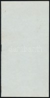 Huszár Károly: Es War Eine Wundervolle Nacht!...Német Nyelven, Fekete-fehér Fotókkal. Bp.,1938, Stephaneum, 32 P. Papírk - Unclassified