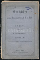 Tomaschek J(ános) P(ál): Geschichte Der Evang. Kirchengemeinde Ausgb. Conf. In Ofen. Kiadta Dr. Hunfalvy János.  Bp.,188 - Zonder Classificatie