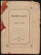 Arany János: Ungarische Dichtungen Von Johann Arany. Adolf Dux Fordításában. Német Nyelven. Pest, 1861,Lauffer & Stolp,  - Zonder Classificatie